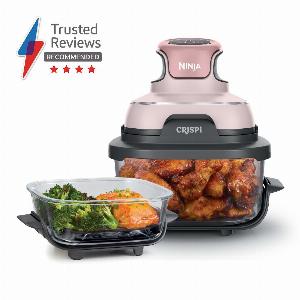 Ninja CRISPi 4in1 Portable Glass Air Fryer Pink FN101UKPK