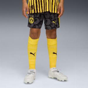 Puma Borussia Dortmund KS Club World Cup 25 Home Football Shorts Jnr  Puma BlackFaster Yellow  YS 910Yr