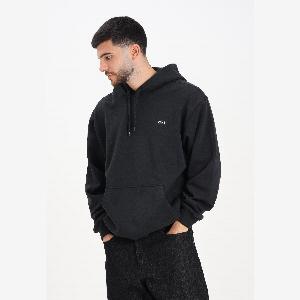 VANS Felpa con cappuccio Left Chest II nera da uomo