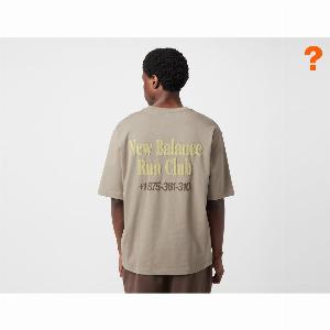 New Balance Run Club TShirt  size exclusive Brown