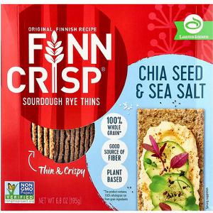 Finn Crisp Le seigle au levain Graines de chia et sel de mer 195 g
