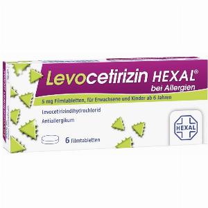 Levocetirizin Hexal 5 mg Filmtabletten 6 ST jetzt nur 173  65