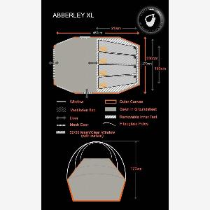 Enjoy 53 Discount on the Abberley XL Tent for Four People