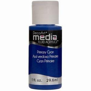 Enjoy 30 Discount on DecoArt Primary Cyan Media Paint