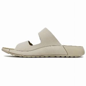 Ecco 2nd Cozmo 206823 Leather Womens Comfort Sandals  Limestone  SizeUK 75