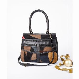 Enjoy a 25 Discount on the Damart Leather Patchwork Bag