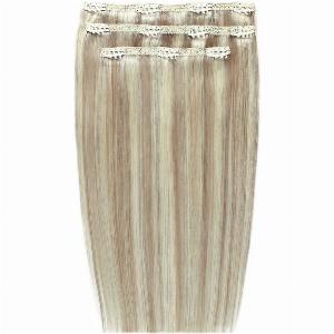 Enjoy 15 Discount on 18 Deluxe Remy ClipIn Hair Extensions  Iced Blonde