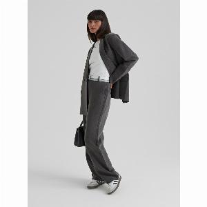 Dark Grey Tailored Trousers  Mihalia  