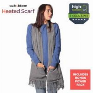 Enjoy 20 Off Sash  Blooms 2in1 Heated Scarf with Battery Pack