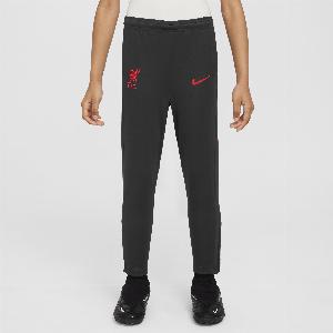Liverpool FC Academy Pro Third Younger Kids Nike DriFIT Football Knit Pants  Grey  Polyester