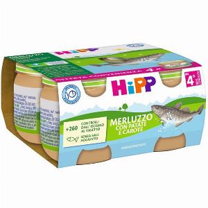Hipp omogeneizzato merluzzopatatecarote 4x80 g