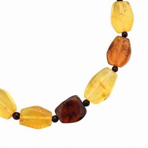 Flexibles  natürliches baltisches Bernstein Armband