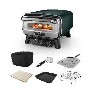 Ninja Artisan Electric Outdoor Pizza Oven  Air Fryer  British Racing Green MO201UKDB