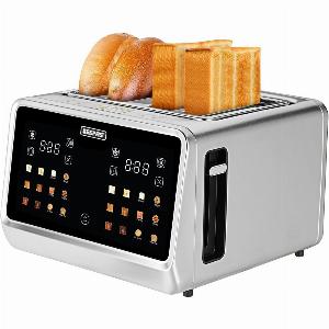 4Silce Digital Toaster With Touchscreen Controls  Extra Wide Slots