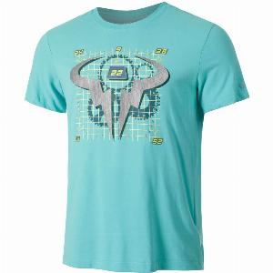 Maglietta Nike DriFit RN OC Turchese per Uomo  L ora 2595