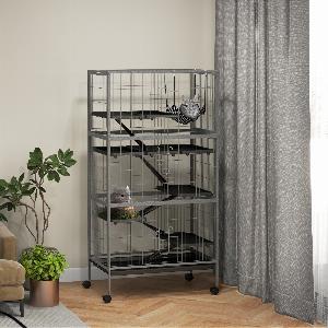 Gabbia MultiLivello per Conigli PawHut 80x52x159 cm sconto 16