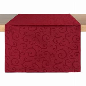 Chemin de table Antalya PULSIVA 40x130 cm lxL bourgogne rectangulaire 2 pièces  Lot