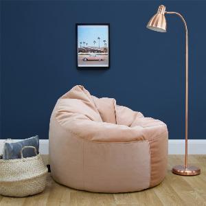 Designer Velvet Chair Bean Bag