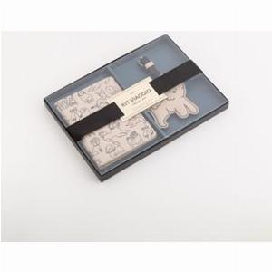 Set Portapassaporto e Tag  Zurigo  SET POR BeigeMulticolore TAGLIA UNICA