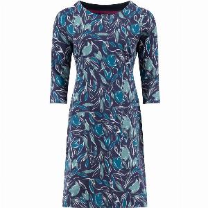 Get 29 Discount on Weird Fish Starshine Printed Jersey Dress in Estate Blue Size 16