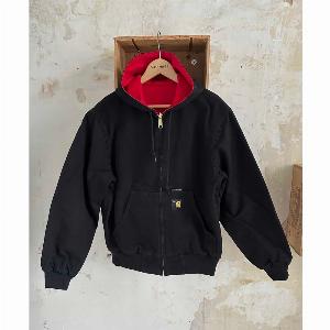 Carhartt Wip OG Active Jacket 50th Anniversary Vintage Canvas Wendejacke schwarz