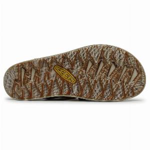 Keen Elle Criss Cross Leather Textile Womens Comfort Sandals  Baked Clay Cork  SizeUK 65