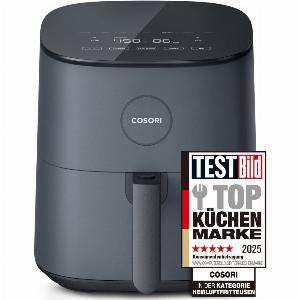 36 Rabatt auf die COSORI Heißluftfritteuse 47 Liter in Dunkelgrau