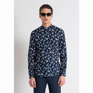 Camicia slim fit Seoul in cotone morbido ora a 3160 con sconto 20