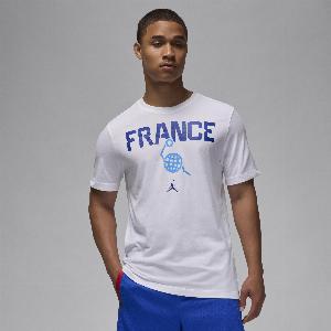 France Mens Nike Basketball TShirt  White  CottonPolyester