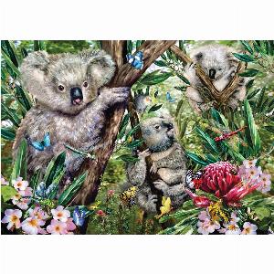 Puzzle Une Adorable Famille de Koalas Schmidt Spiele