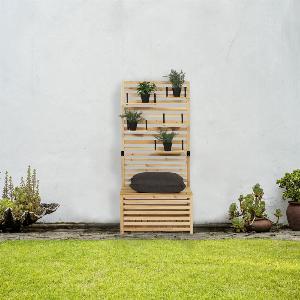 Home Deluxe Banc de protection visuelle avec espace de rangement ORELIA