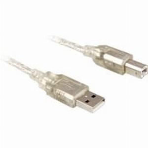 Cable usb 20 ab  05m cavo usb 05 m usb a usb b grigio