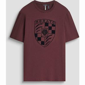 Tshirt relaxed in jersey di cotone con stampa stemma