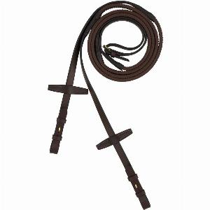 Rênes pour cheval pour cheval en cuir avec caoutchouc Horze Muswell
