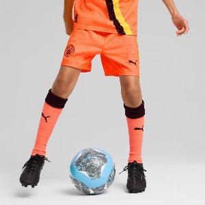 Puma Man City KS Club World Cup 25 GK Football Shorts Jnr  Neon SunPuma Black  YXS 78Yr