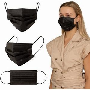 5 Promotional Shield IV Box of 50pcs Black Disposable Face Masks
