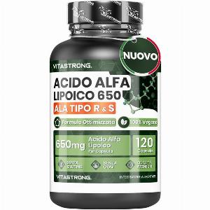 Scopri il 13 di sconto su Acido Alfa Lipoico 650 Vitastrong