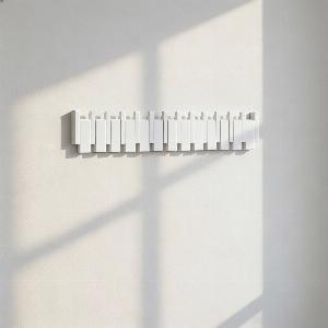 Home Deluxe Bénéficiez de 20 % de réduction sur le portemanteau blanc 80 x 15 cm