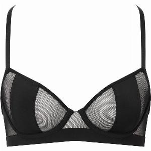 Bluebella Orla Sheer Mesh Bra Black  32F