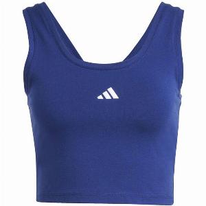 adidas Essentials Small Logo Débardeur Tank Top FemmesBleu Foncé