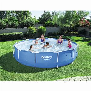 BestWay 12ft x 30inch Steel Pro Above Ground Swimming Pool