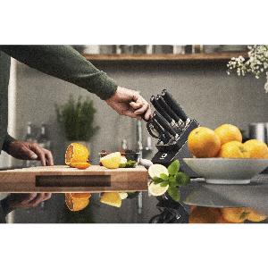 ZWILLING All  Star 7pz Set di coltelli con ceppo argento Antracite