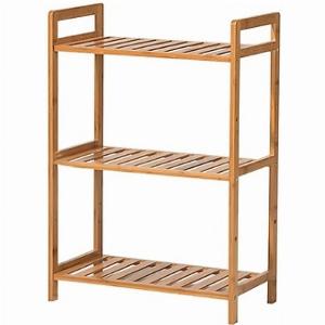 3Tier Bamboo Wood Storage Shelf