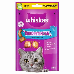 Whiskas 60g knusprige SomonPernuțe für Katzen von 1090  auf 890  18  Rabatt