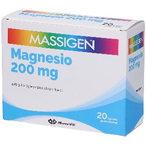 Massigen magnesio pidolato 200mg 20 bustine