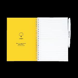 Enjoy 40 Discount on MOYU A5 Stone Paper Erasable Notebook  Floral Design