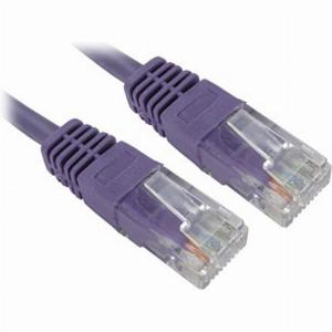 Scan CAT6 2M Snagless Moulded Gigabit Ethernet Cable RJ45 Violet