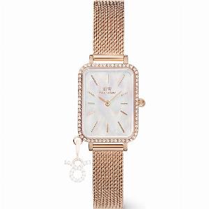 Daniel Wellington DW Orologio Quadro Crystal Zodiac Melrose 20x26mm Rose Gold
