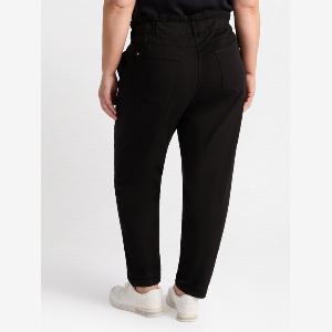 Fiorella Rubino  Pantaloni balloon in cotone Donna Nero Taglia 39 48 IT