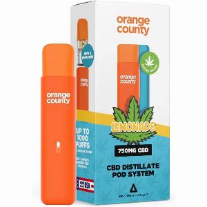 Lemonade 750mg  1ml Rechargeable CBD Vape Pen